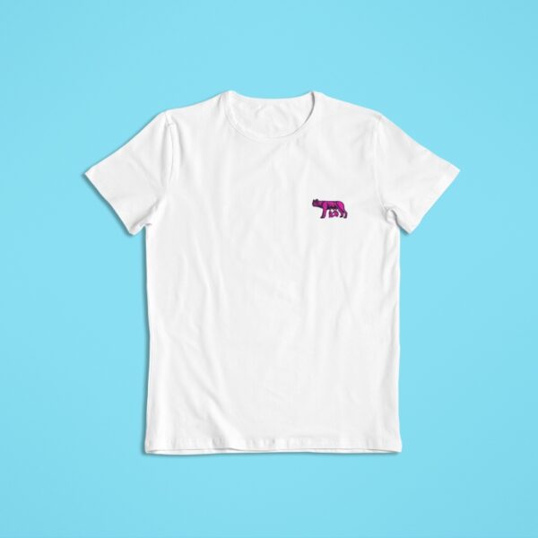 T-shirt Lupa Rosa - immagine 3