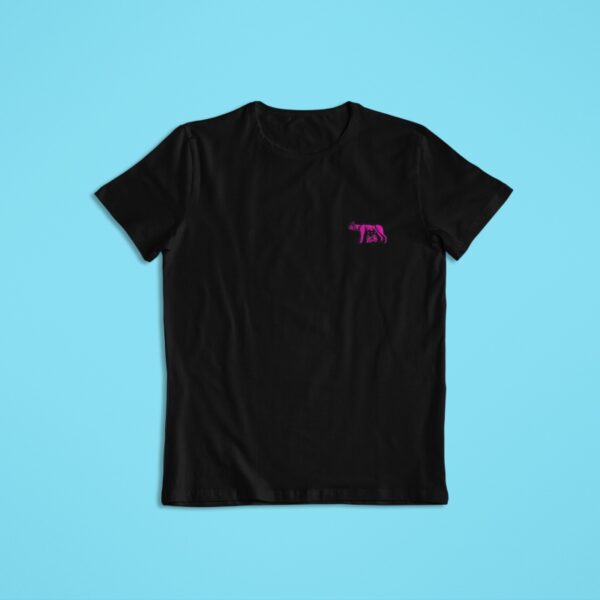 T-shirt Lupa Rosa - immagine 2